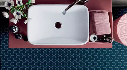 Mosaïque salle de bain